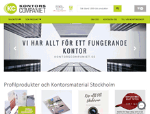 Tablet Screenshot of kontorscompaniet.se